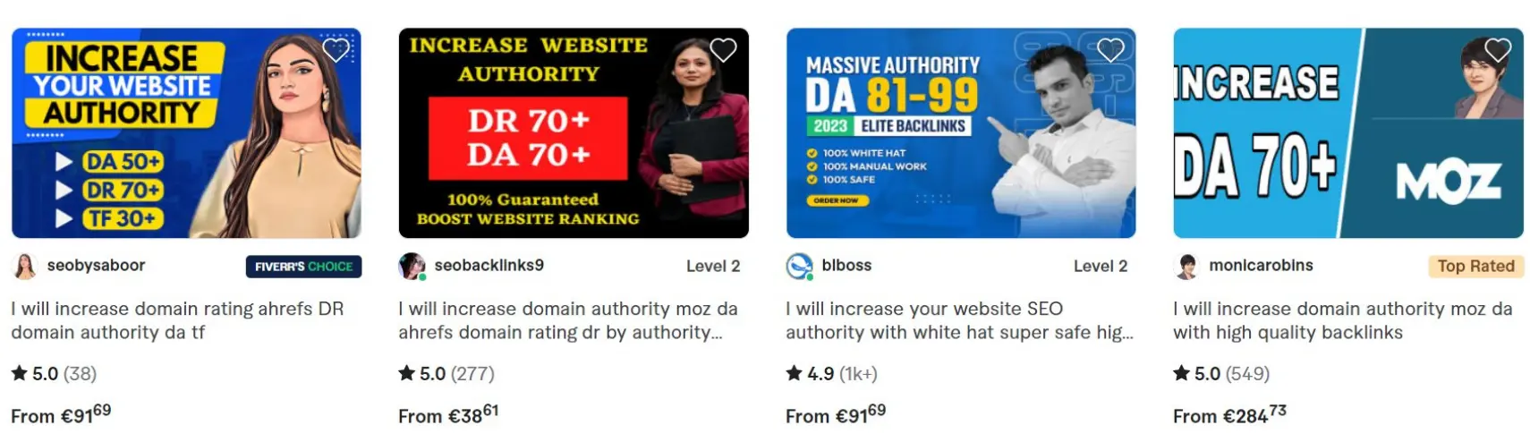 backlink services on Fiverr