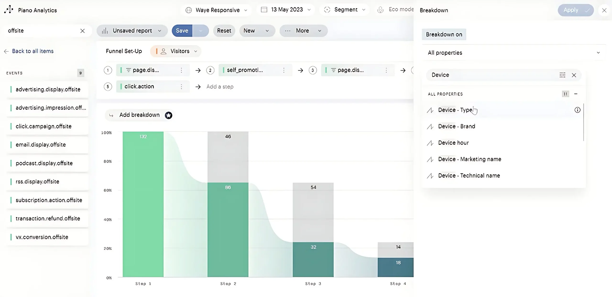 add device metrics