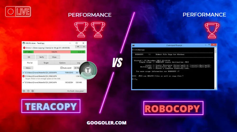 Teracopy vs Robocopy: A Detailed Comparison of File Transfer Tools ...