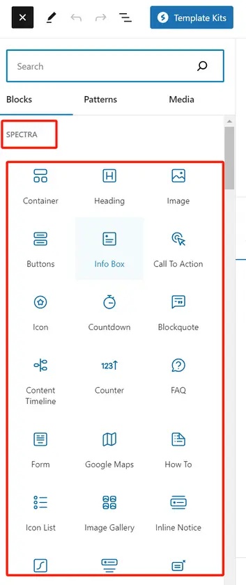 operates exactly like the Gutenberg editor