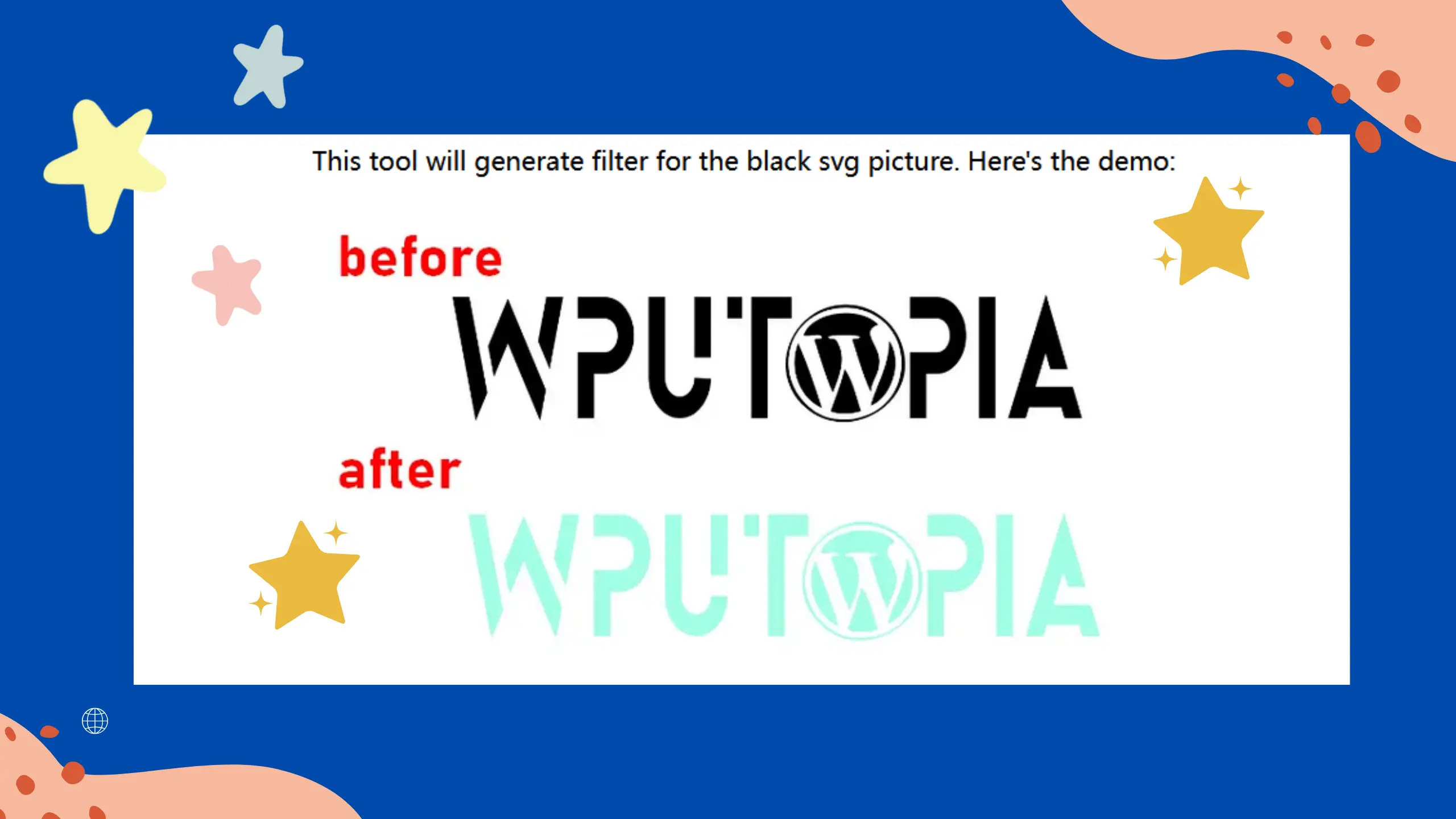 CSS filter generator to convert from black to target hex color