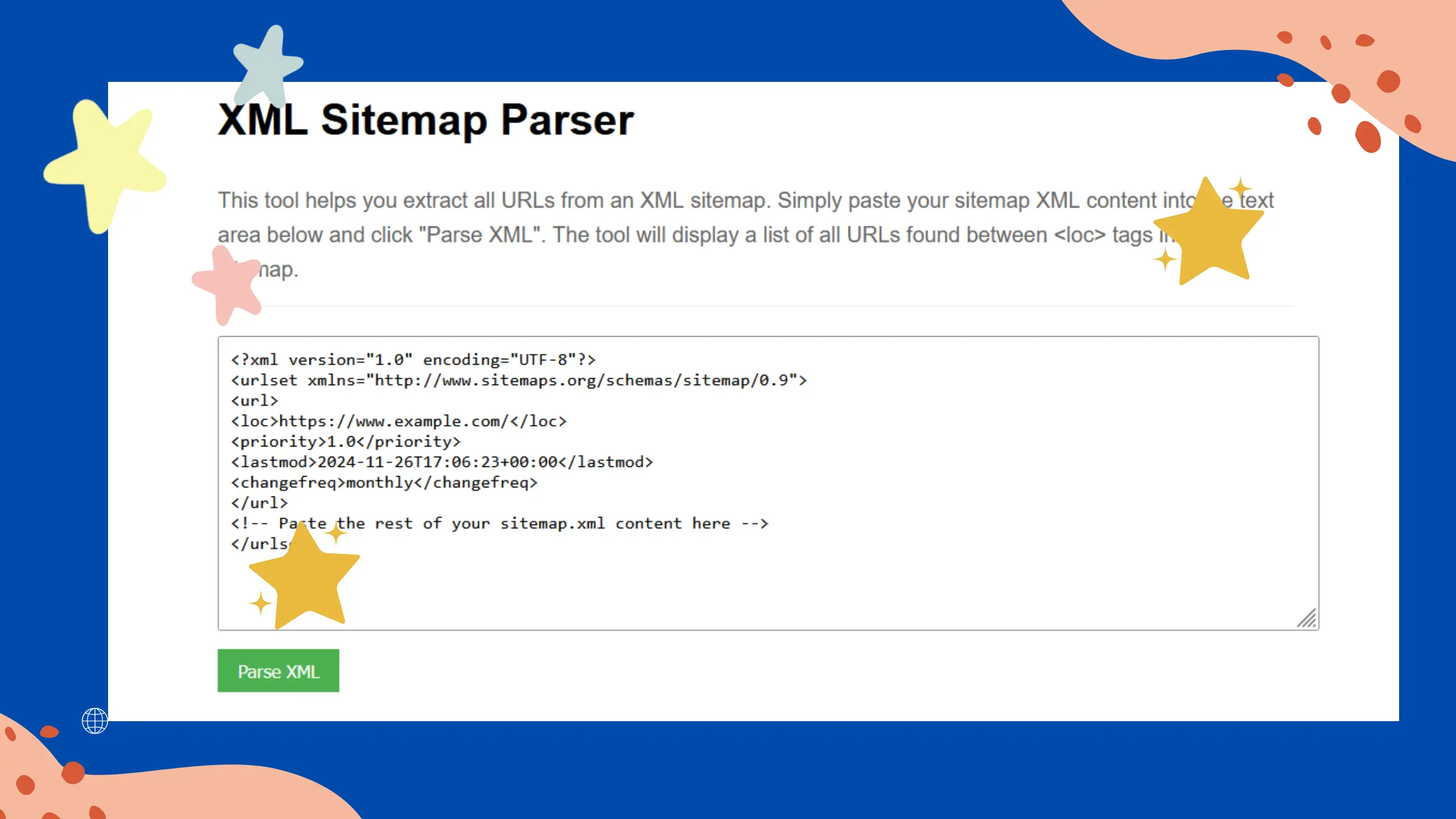 xml sitemap parser