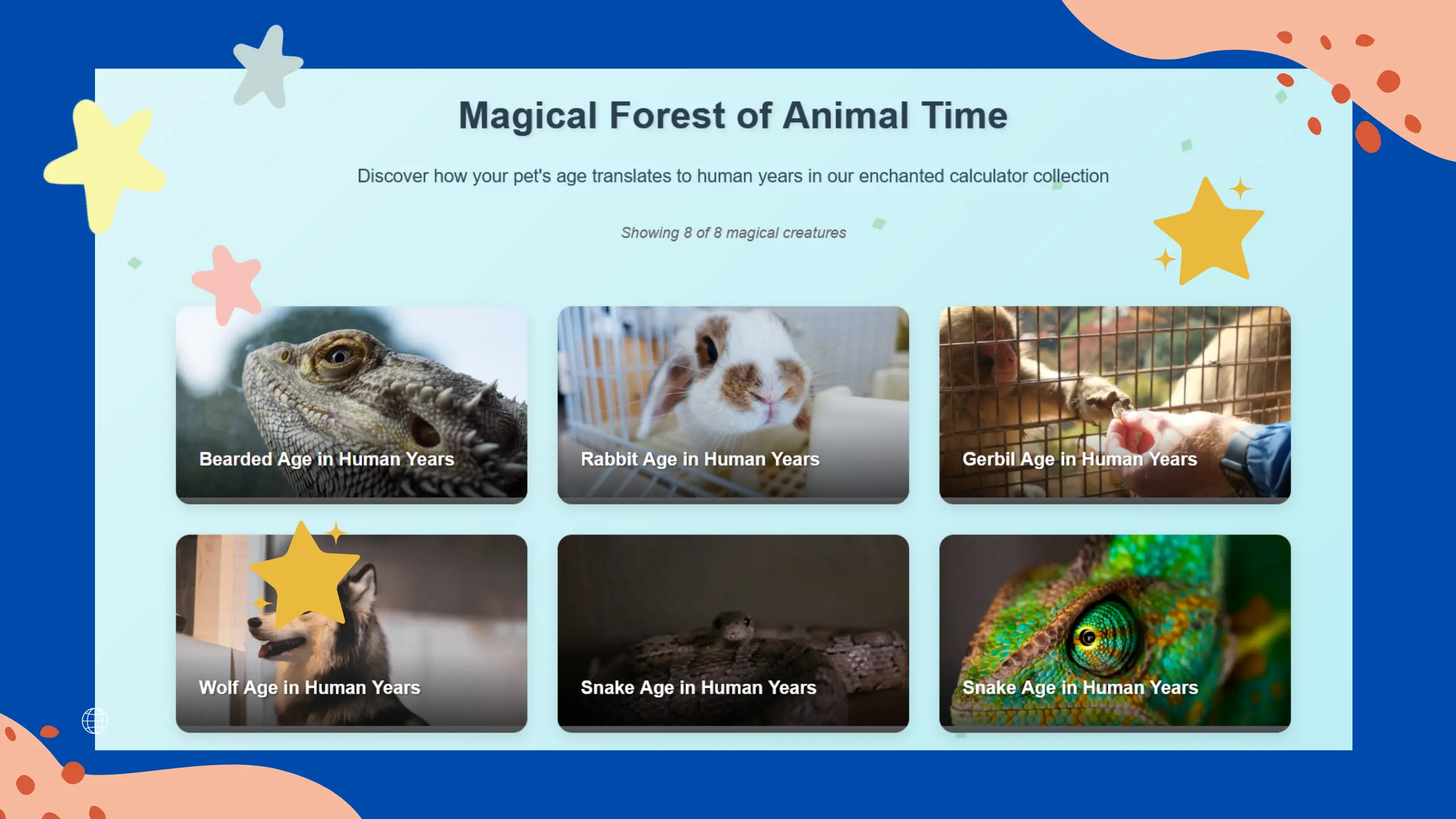 animal Pet Age Calculator