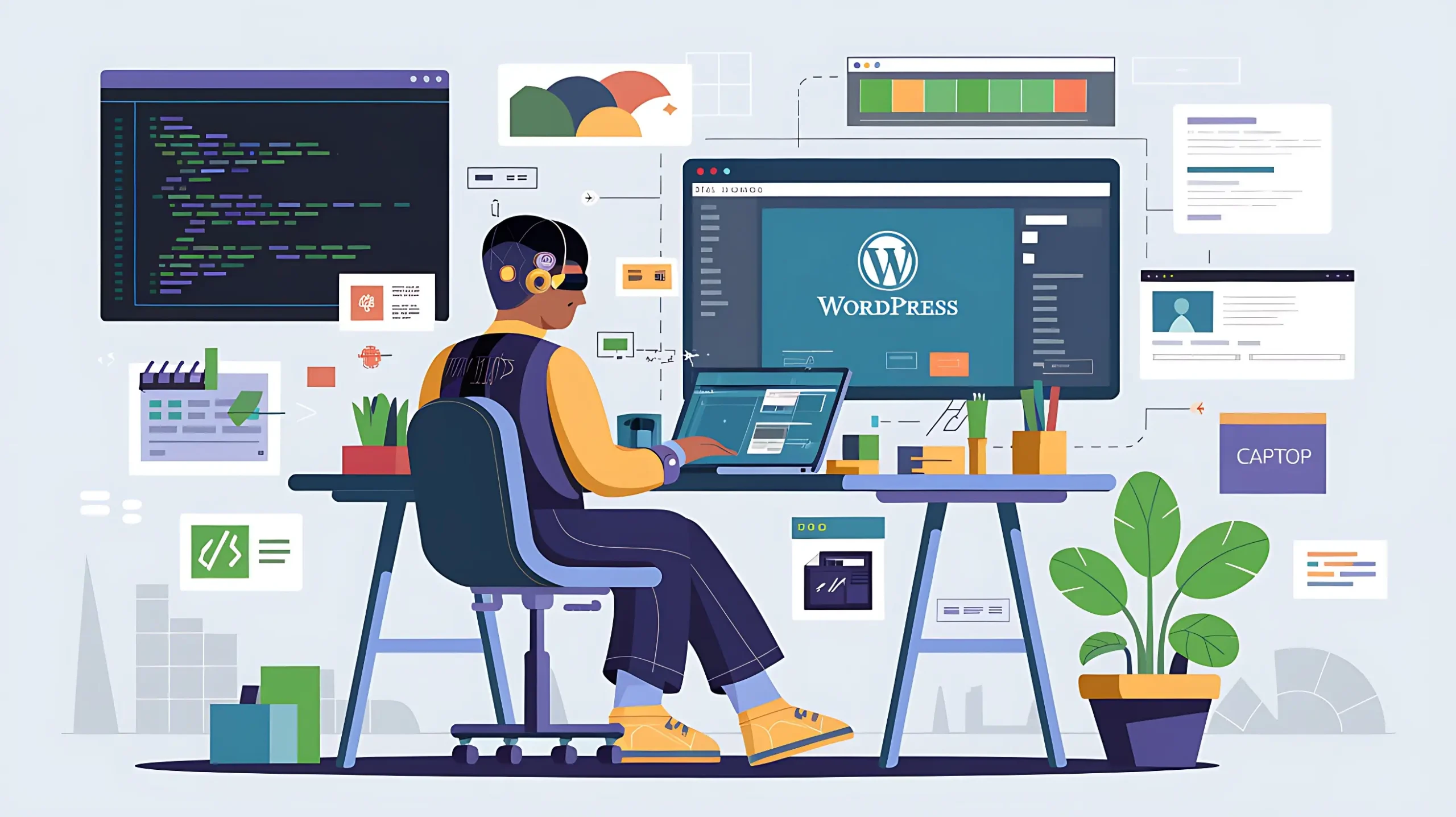 how to build a website with WP in 2025