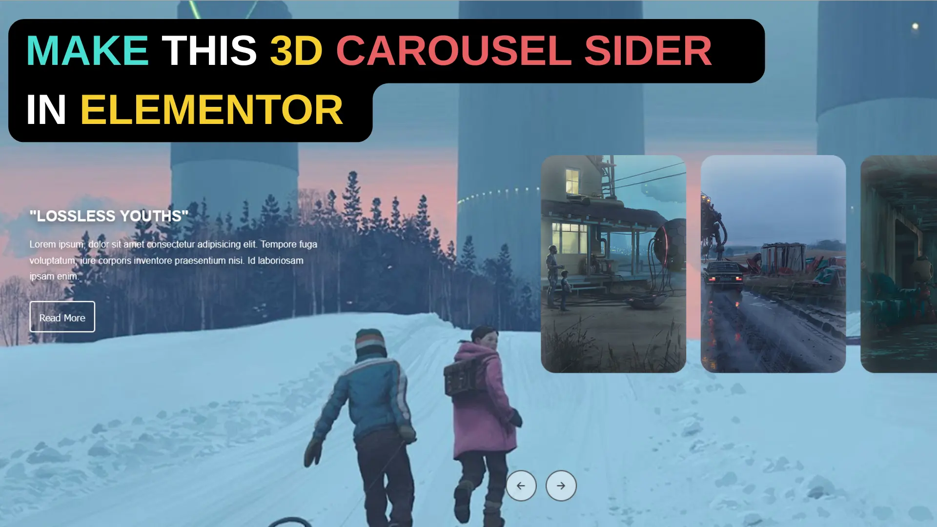 3d carousel Sider