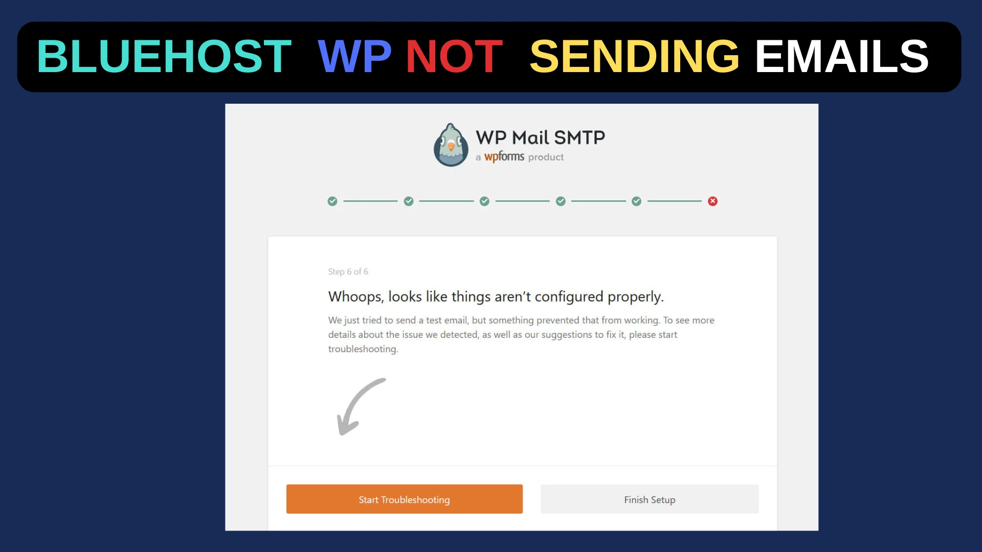 WP on Bluehost Not Sending Email (WP MailSMTP+Titan Plan)